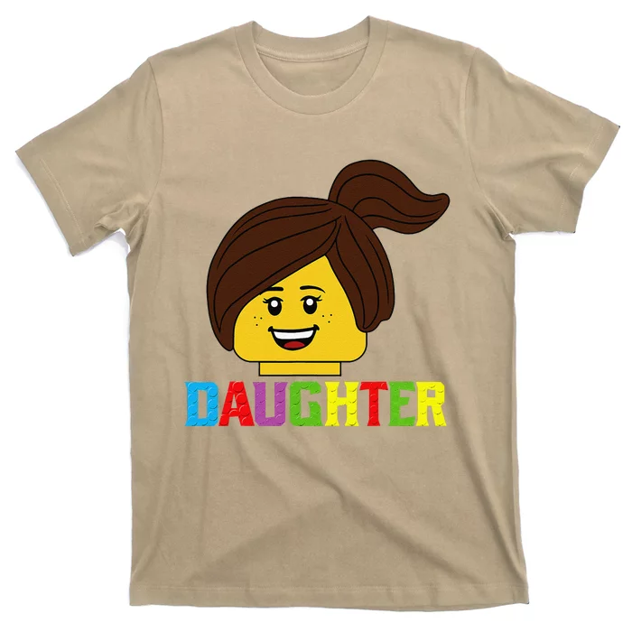 Daughter Master Builder Building Blocks Matching Family T-Shirt