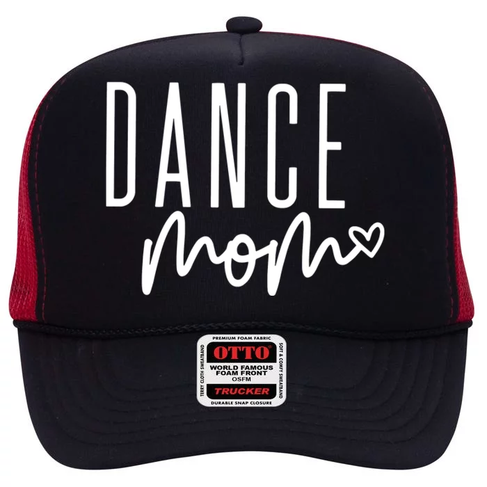 Dance Mom Ballet Dancing Mom Life Girl Dance Mama VNeck High Crown Mesh Trucker Hat