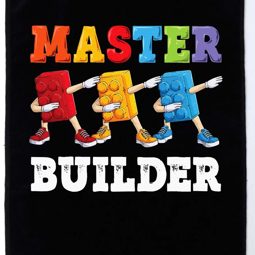 Dabbing Master Builder Funny Building Blocks Bricks Platinum Collection Golf Towel