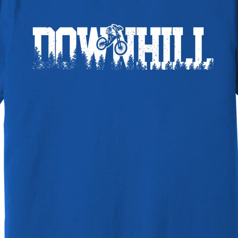 Downhill Mountain Bike Mountain Biking Mtb Biker Gift Funny Gift Premium T-Shirt