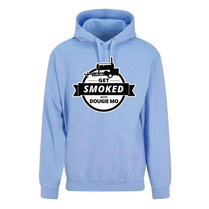 Dougie Mo Bbq Catering Exclusive Custom Clothing Get Smoked Unisex Surf Hoodie