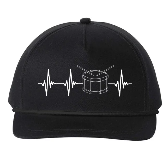 Drumline Marching Band Drumline Heartbeat Tee Snapback Five-Panel Rope Hat