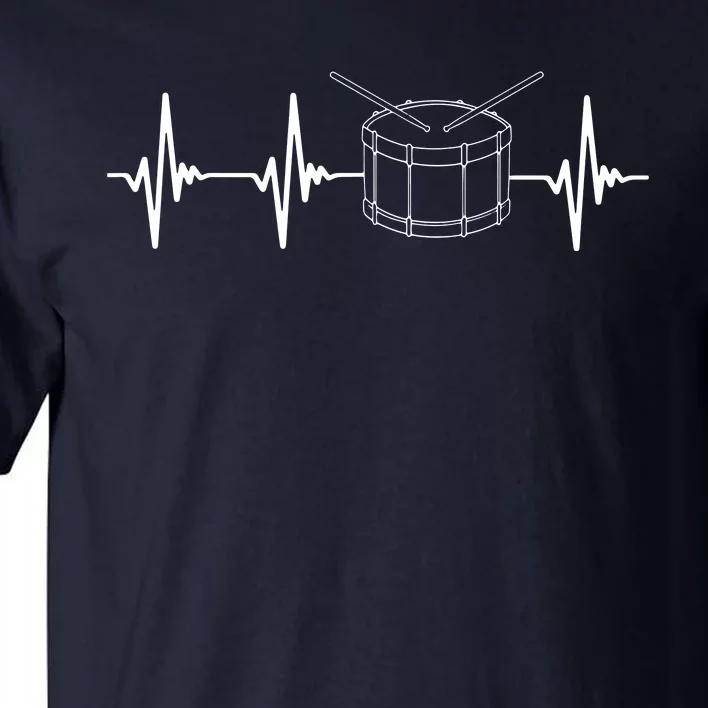 Drumline Marching Band Drumline Heartbeat Tee Tall T-Shirt