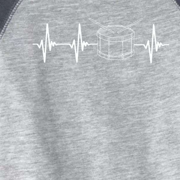 Drumline Marching Band Drumline Heartbeat Tee Toddler Fine Jersey T-Shirt