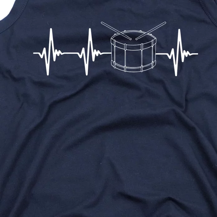 Drumline Marching Band Drumline Heartbeat Tee Tank Top