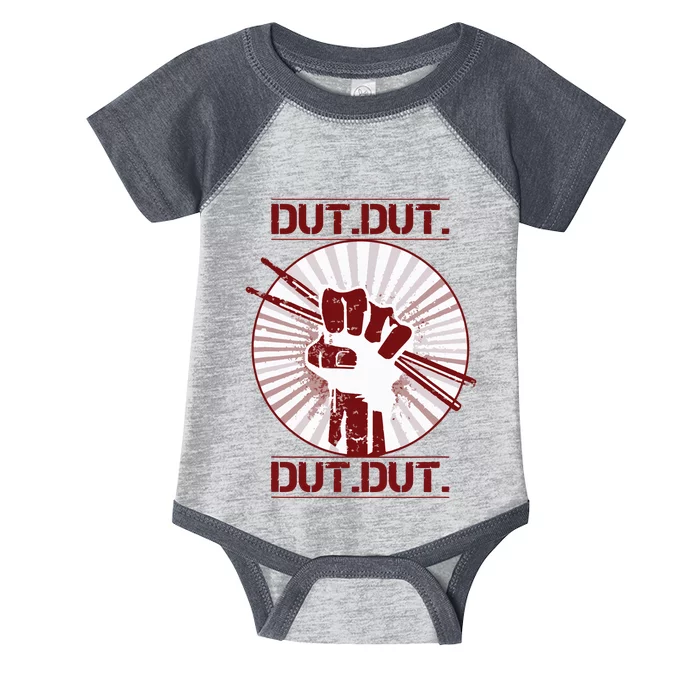 Dut Marching Band Drum Line Musician Infant Baby Jersey Bodysuit