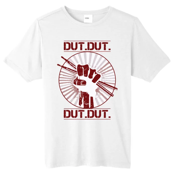 Dut Marching Band Drum Line Musician ChromaSoft Performance T-Shirt