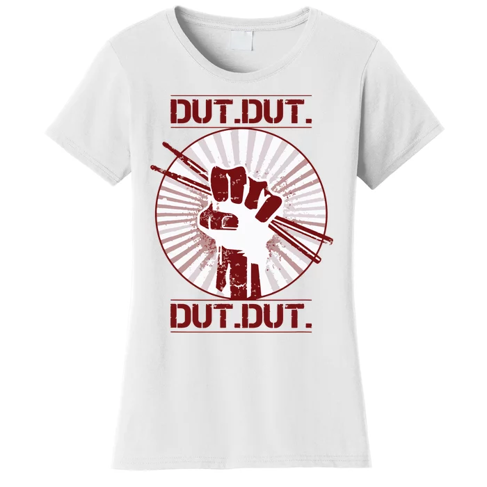 Dut Marching Band Drum Line Musician Women's T-Shirt