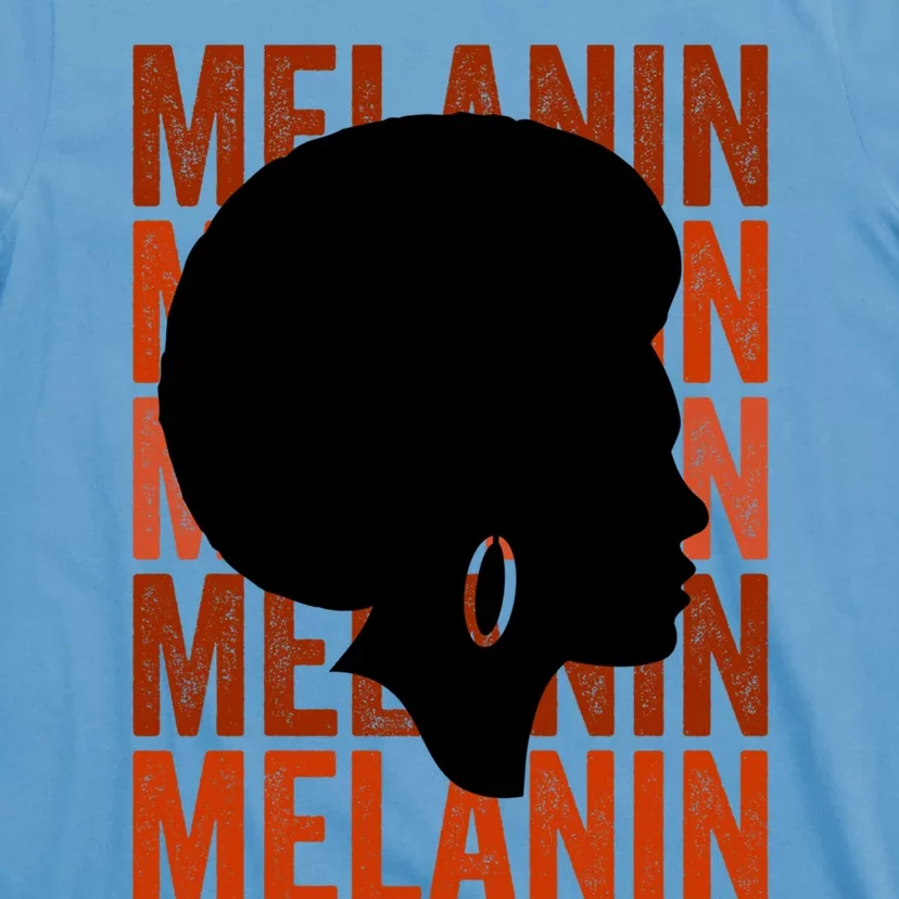 Dope Melanin Black Afro African American Mom Aunt Gift T-Shirt