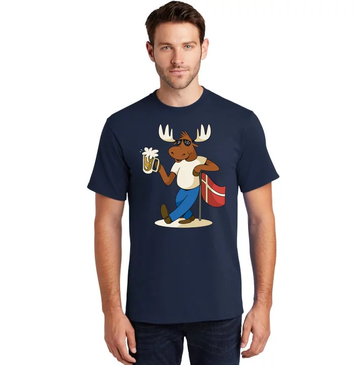 Denmark Moose Beer Tall T-Shirt