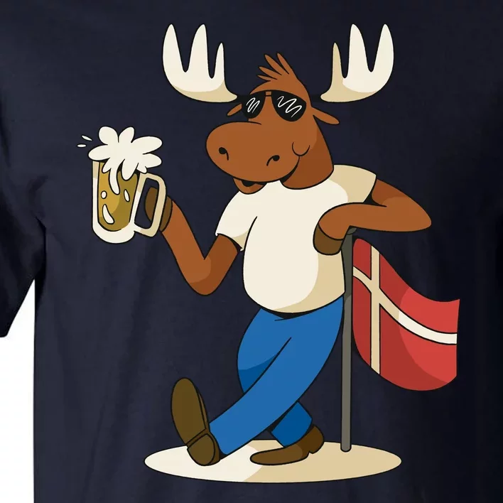 Denmark Moose Beer Tall T-Shirt