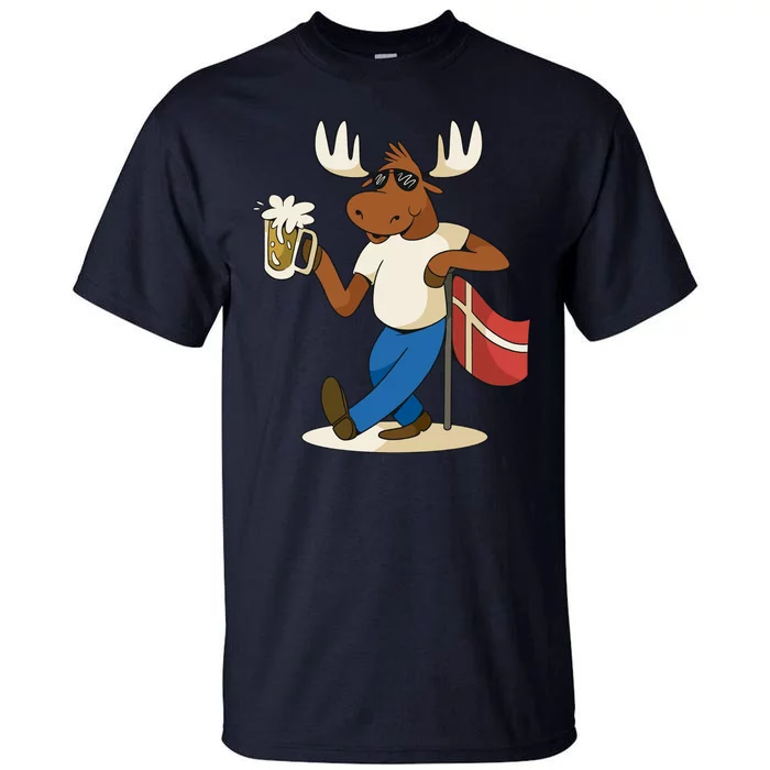 Denmark Moose Beer Tall T-Shirt