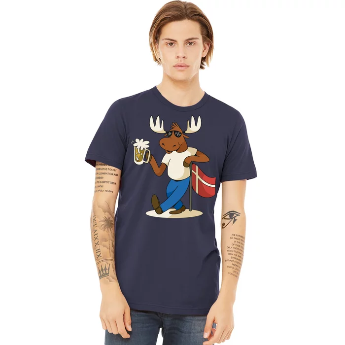 Denmark Moose Beer Premium T-Shirt