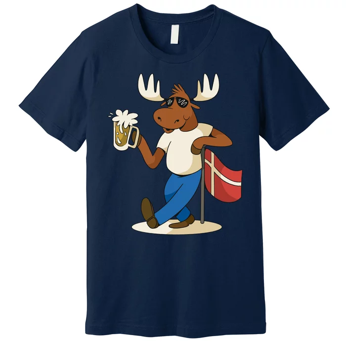 Denmark Moose Beer Premium T-Shirt