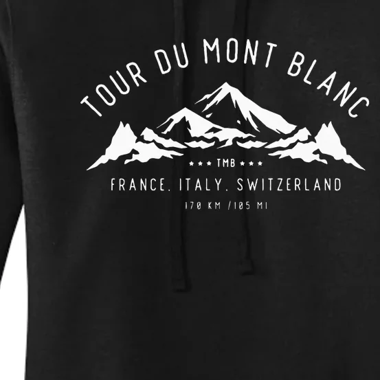 Du Mont Blanc Women's Pullover Hoodie