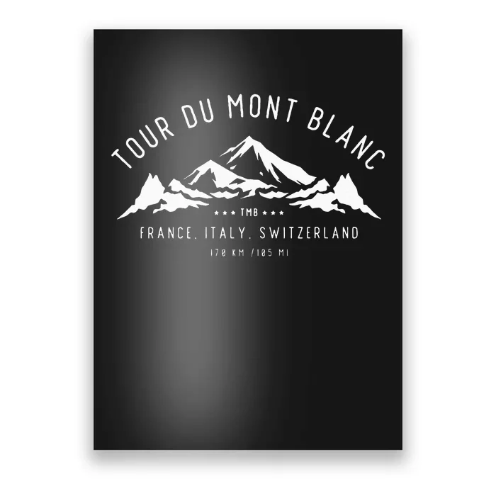 Du Mont Blanc Poster