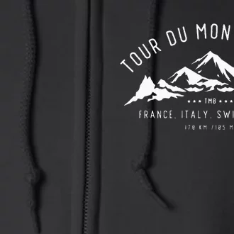 Du Mont Blanc Full Zip Hoodie