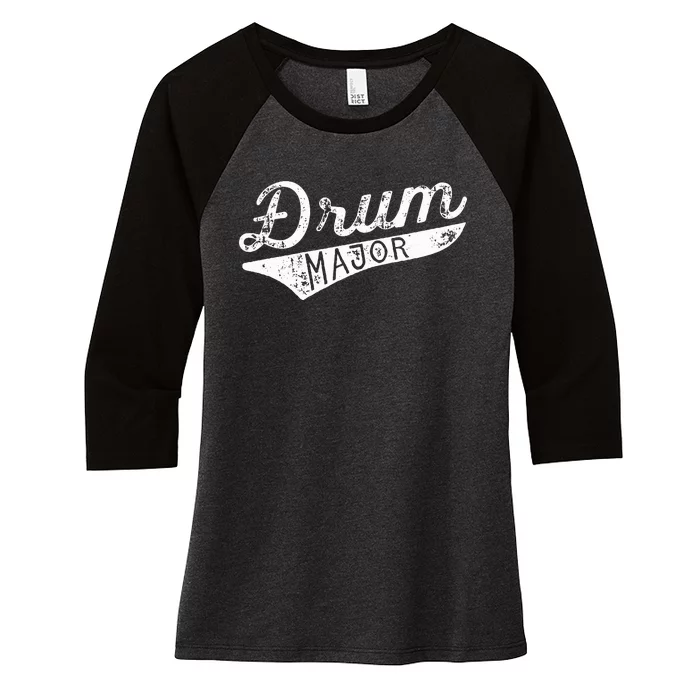 Drum Major Band Women's Tri-Blend 3/4-Sleeve Raglan Shirt