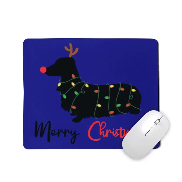 Dachshund Merry Christmas Winter Dogs Christmas Gift Mousepad