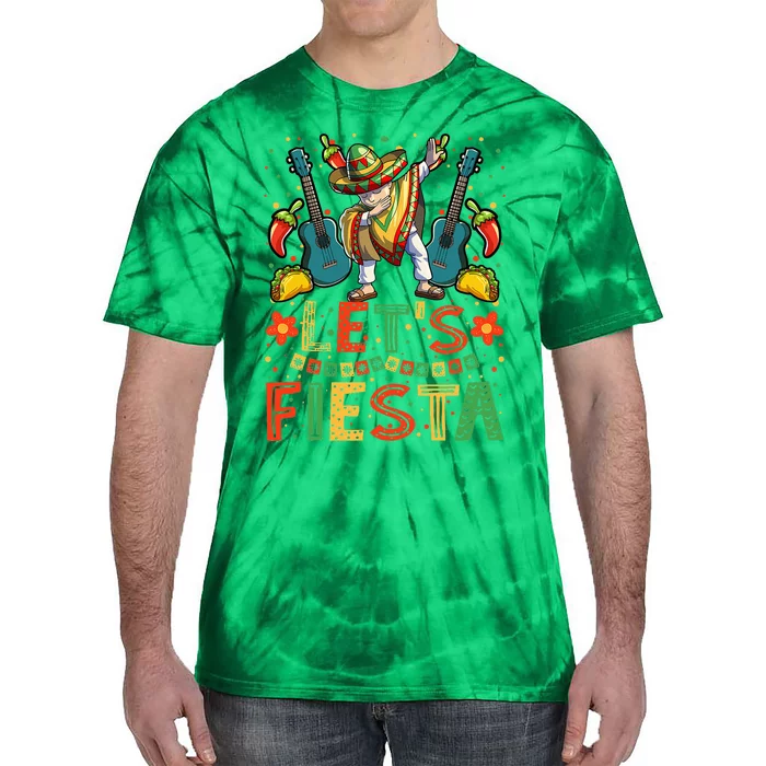 Dabbing Mexican Cinco de Mayo Sombrero Tie-Dye T-Shirt