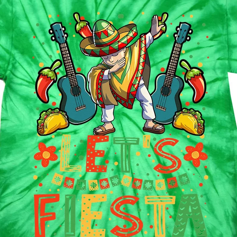 Dabbing Mexican Cinco de Mayo Sombrero Tie-Dye T-Shirt