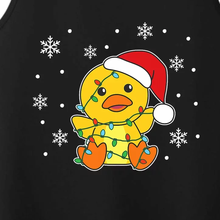 Duck Merry Christmas Winter Animals Duck Performance Tank