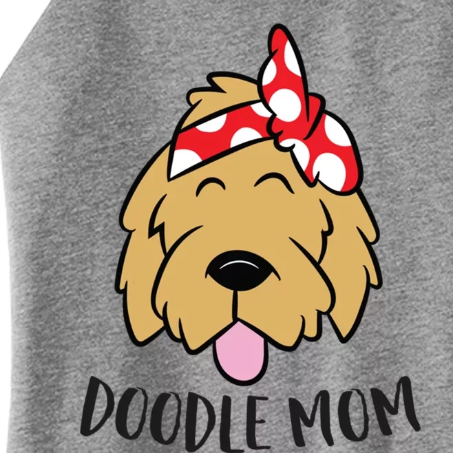 Doodle Mom Cute Goldendoodle Mom Doodle Mama Great Gift Women’s Perfect Tri Rocker Tank