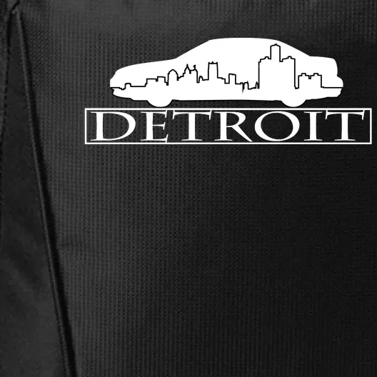 Detroit Motor City Skyline Car City Backpack