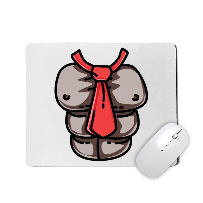 Donkey Monkey Chest Red Tie Game Cosplay Halloween Costume Mousepad