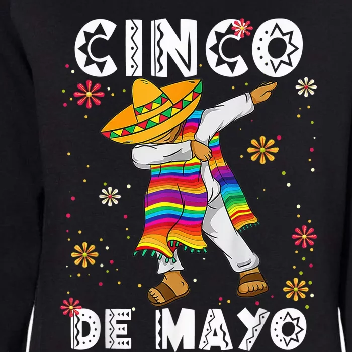 Dabbing Mexican Cinco De Mayo Shirt Mexican Fiesta 5 De Mayo Womens California Wash Sweatshirt