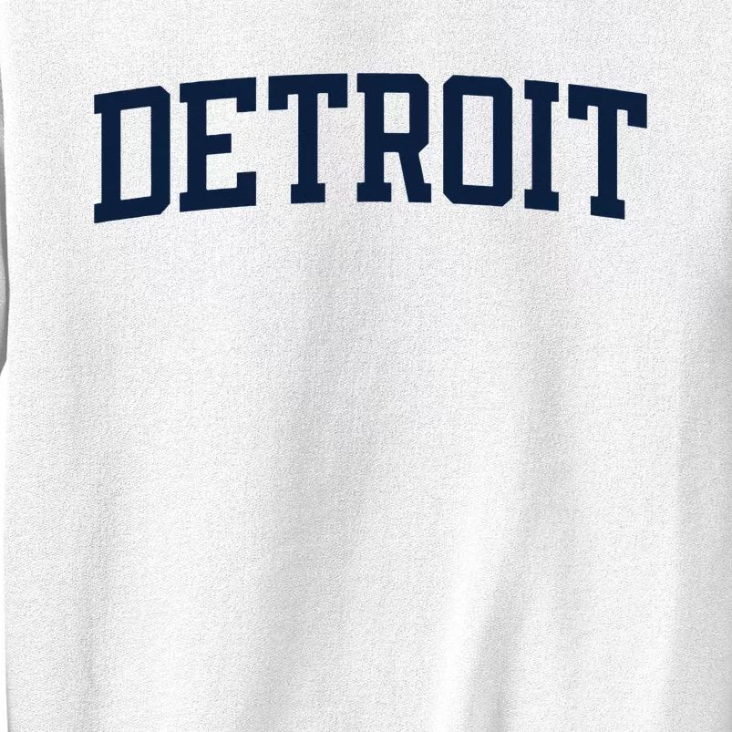 Detroit Michigan Collegiate Style Varsity Block Letter Sweatshirt