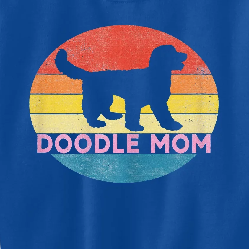 Doodle Mom Cute Goldendoodle Dog Kids Sweatshirt