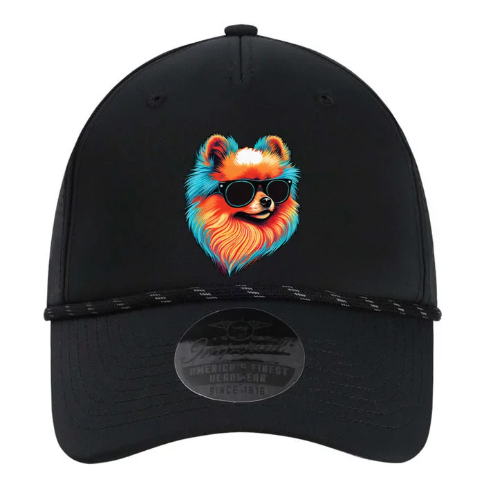 Dad Mom Cool Dog Sunglasses Pomeranian Performance The Dyno Cap