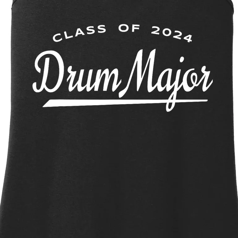 Drum Major Class Of 2024 Marching Band Family Ladies Essential Tank