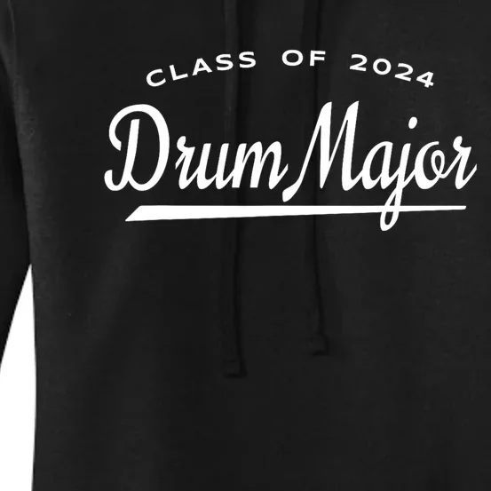 Drum Major Class Of 2024 Marching Band Family Women's Pullover Hoodie