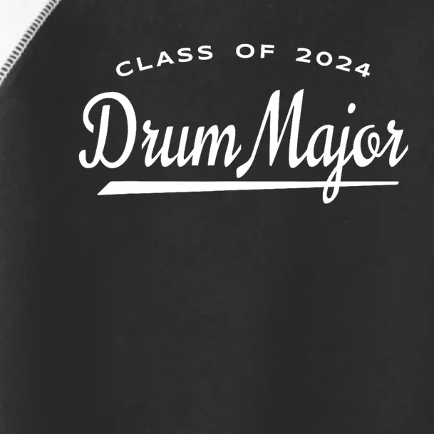 Drum Major Class Of 2024 Marching Band Family Toddler Fine Jersey T-Shirt