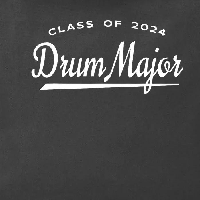 Drum Major Class Of 2024 Marching Band Family Zip Tote Bag