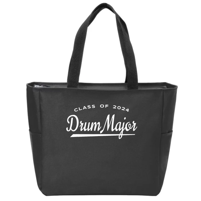 Drum Major Class Of 2024 Marching Band Family Zip Tote Bag