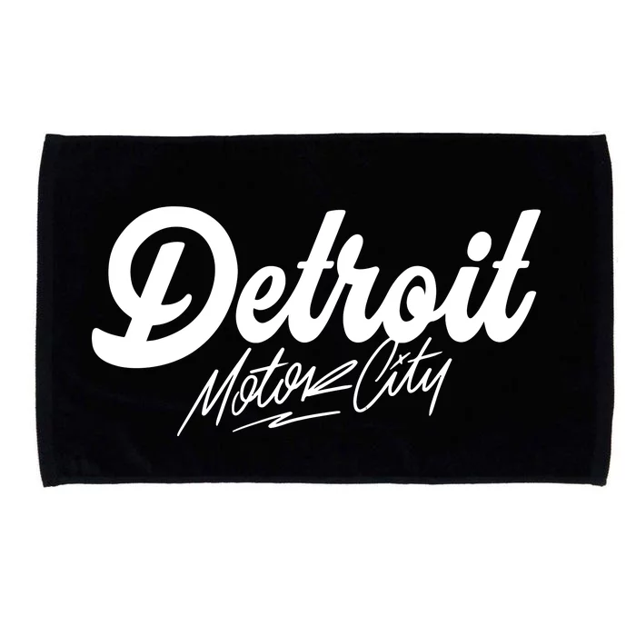 Detroit Motor City Microfiber Hand Towel