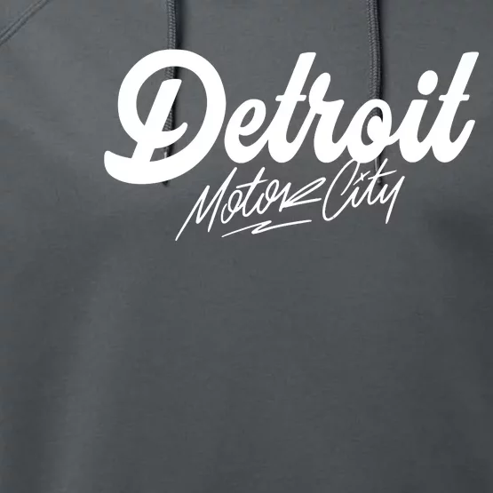 Detroit Motor City Performance Fleece Hoodie