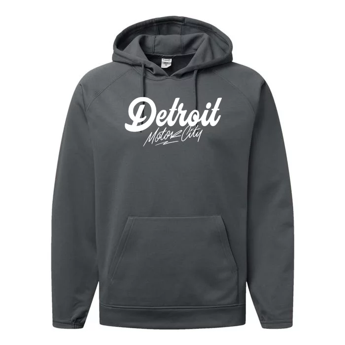 Detroit Motor City Performance Fleece Hoodie