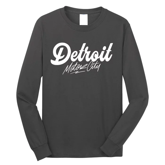 Detroit Motor City Long Sleeve Shirt