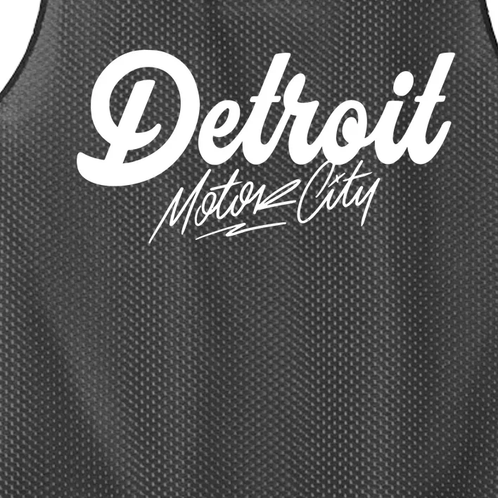 Detroit Motor City Mesh Reversible Basketball Jersey Tank