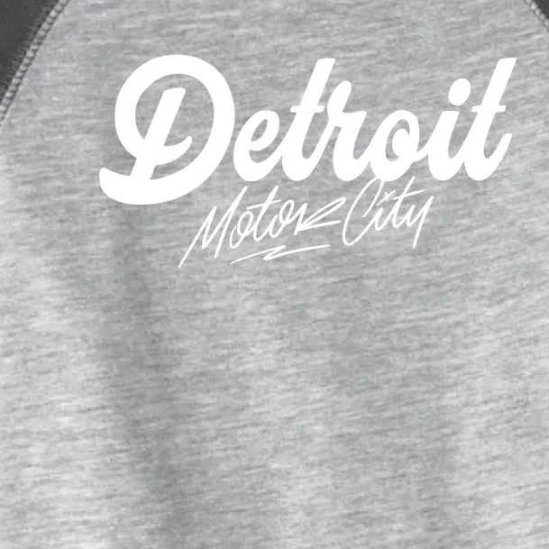 Detroit Motor City Toddler Fine Jersey T-Shirt