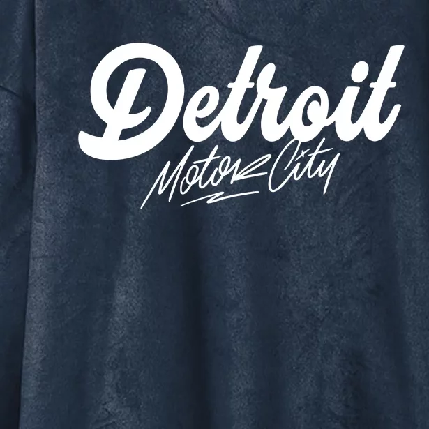 Detroit Motor City Hooded Wearable Blanket