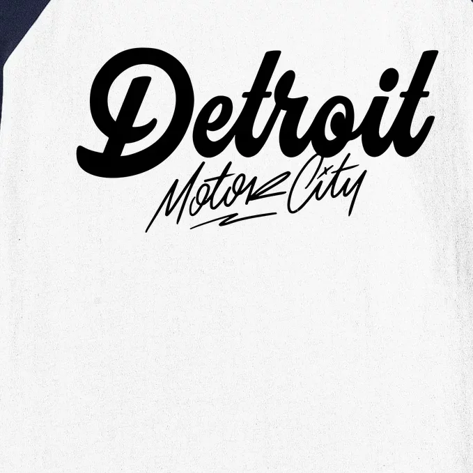 Detroit Motor City Baseball Sleeve Shirt