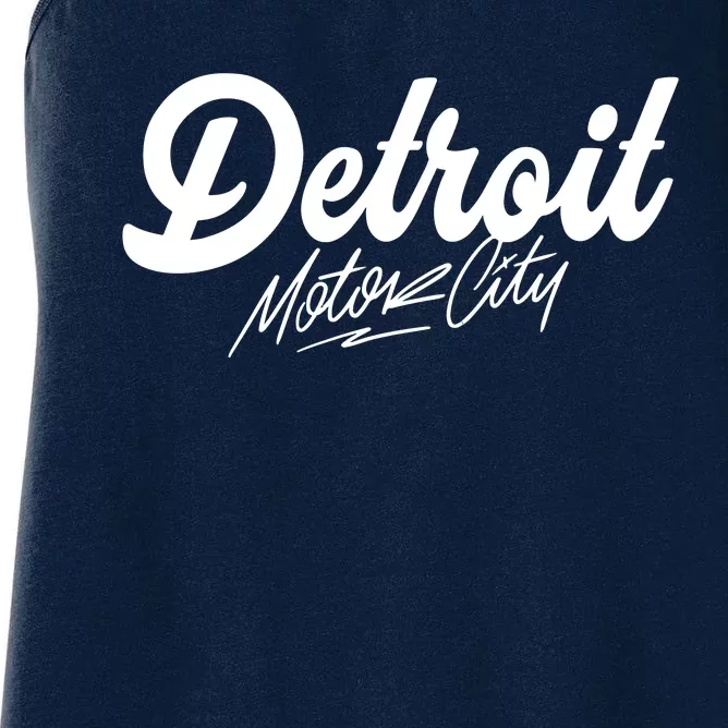 Detroit Motor City Women's Racerback Tank