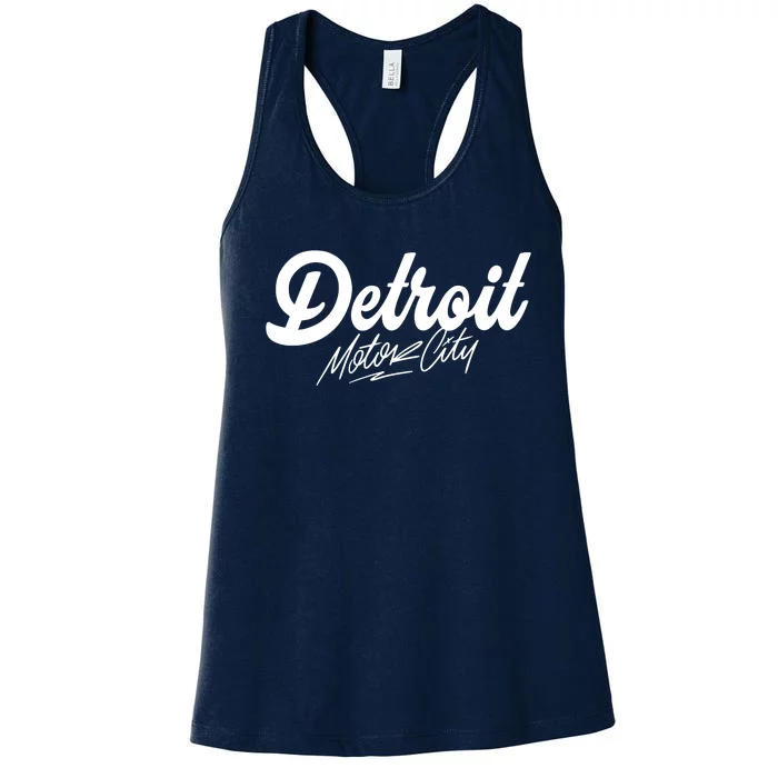 Detroit Motor City Women's Racerback Tank