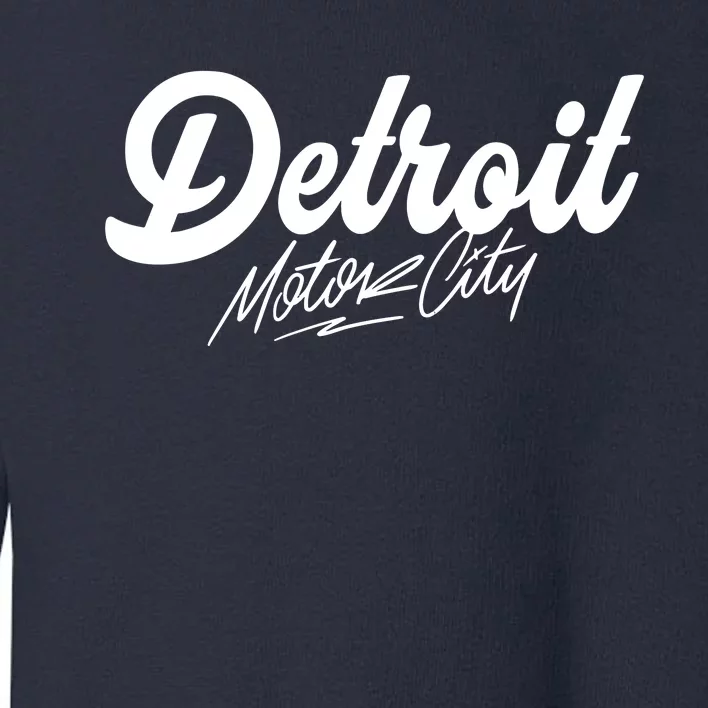 Detroit Motor City Toddler Sweatshirt