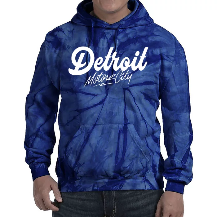 Detroit Motor City Tie Dye Hoodie